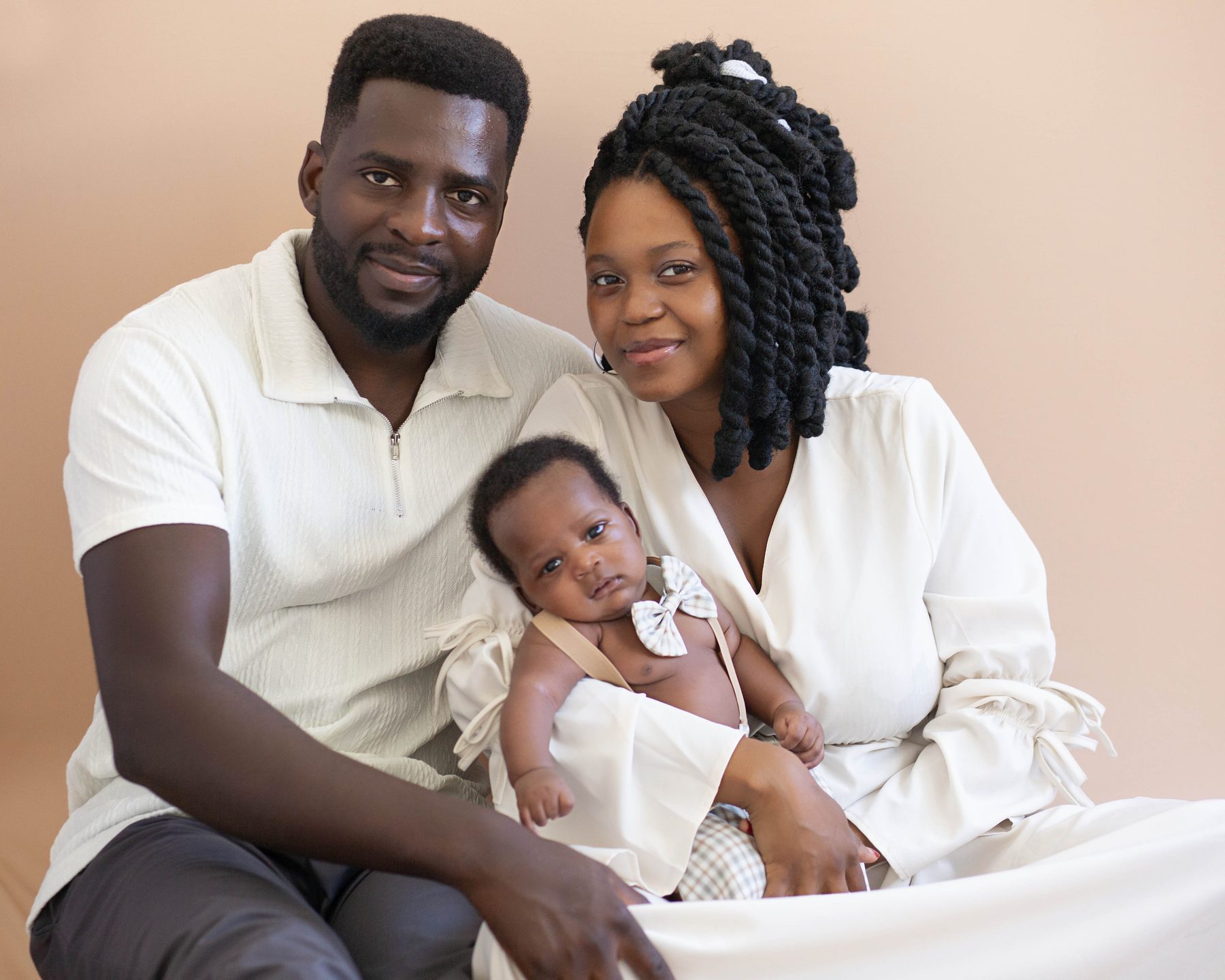Family portrait included with newborn photography session