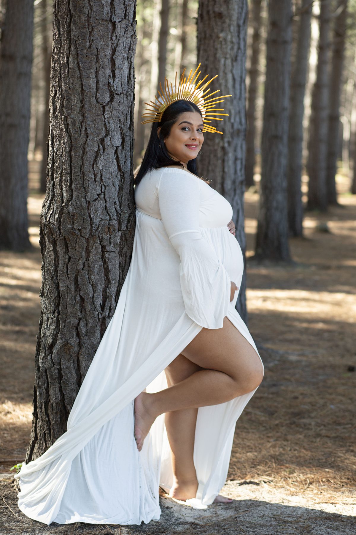Maternity photography session portrait, Cape Town